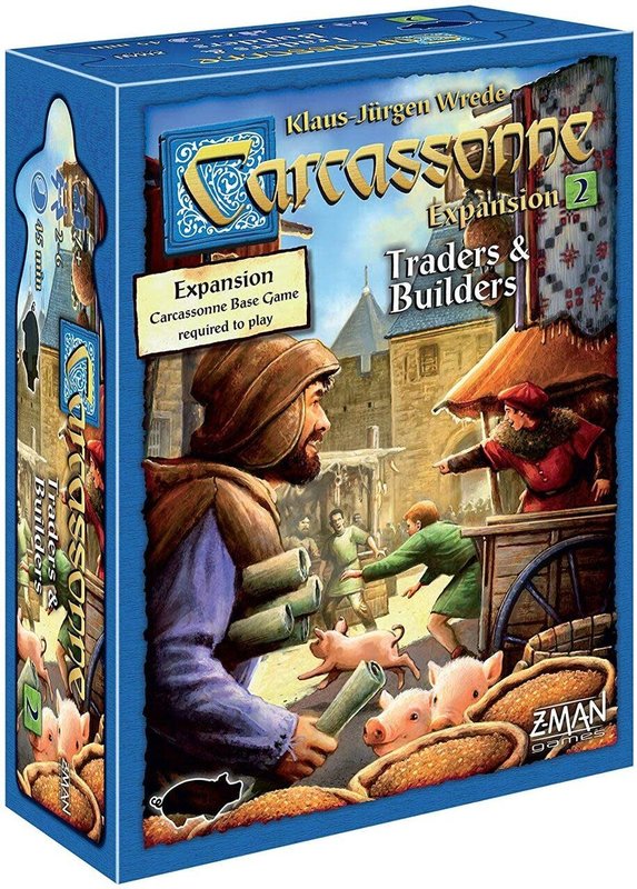 Z-Man Games Carcassonne Game Exp:2 Traders & Builders
