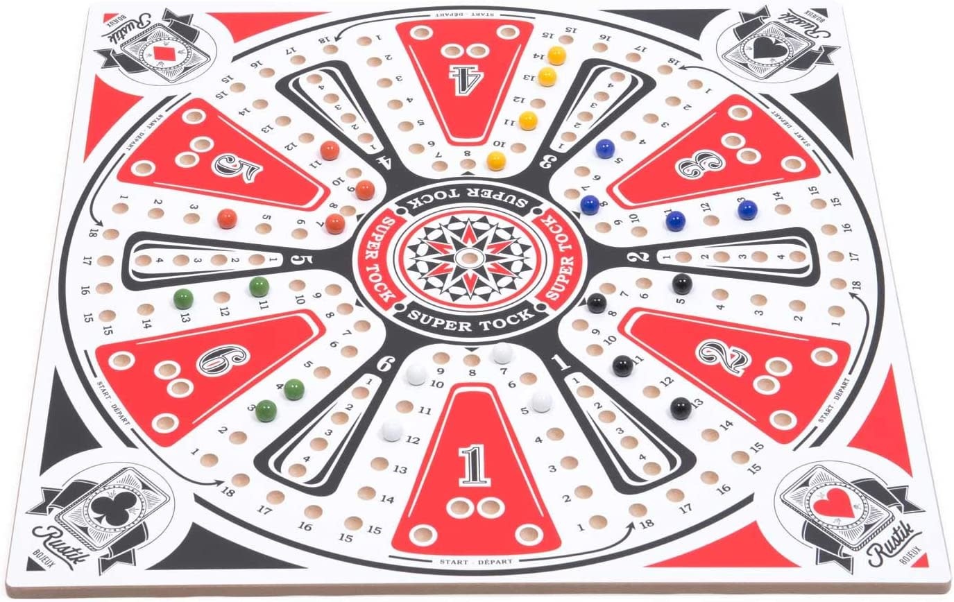 Rustik Game Super Tock 6 Players