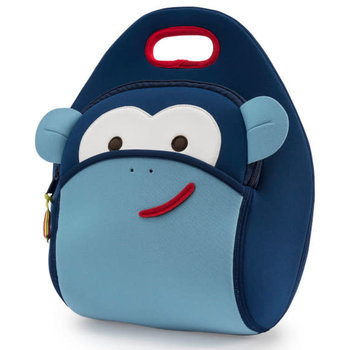 Dabbawalla Machine Washable Lunch Bag Blue Monkey