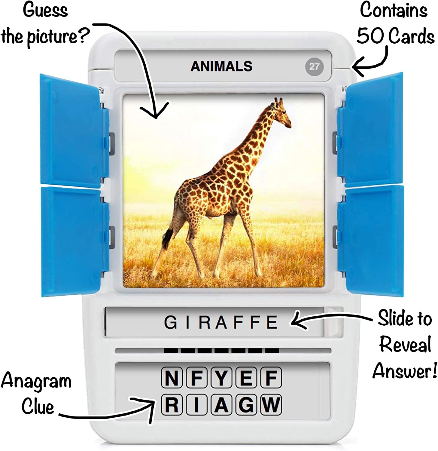 Asmodee 100 Pics Game Animals
