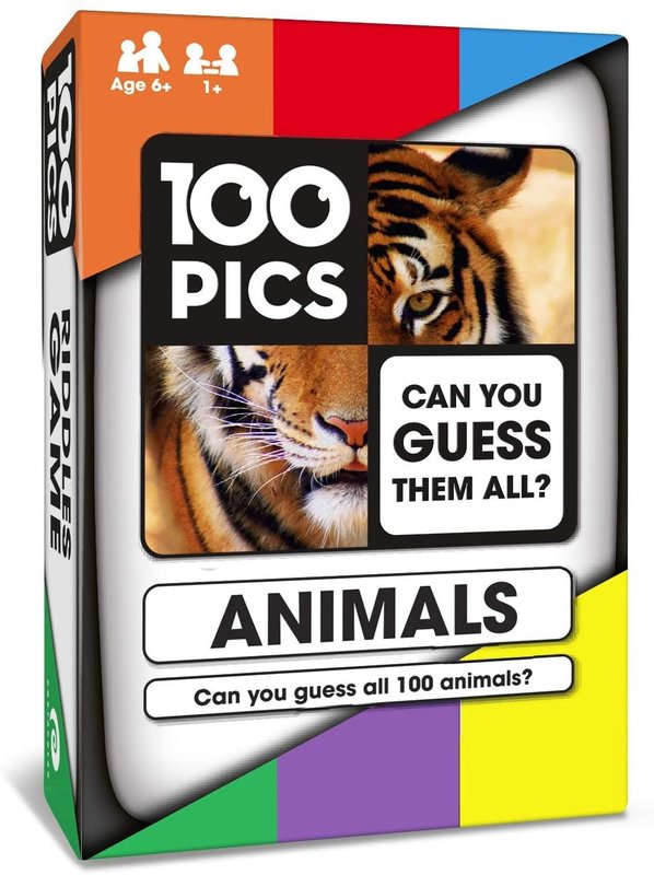 Asmodee 100 Pics Game Animals