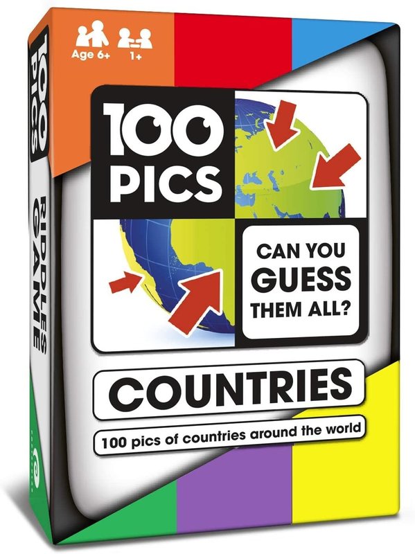 Asmodee 100 Pics Game Countries