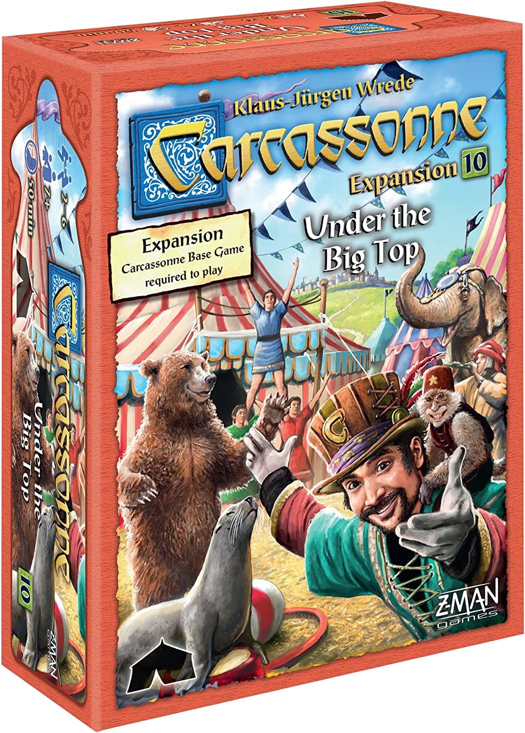 Z-Man Games Carcassonne Game Exp:10 Under The Big Top