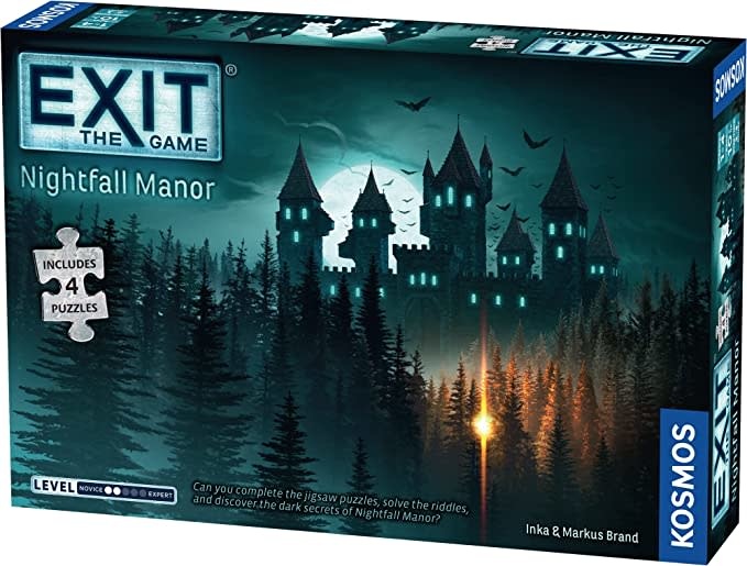 Thames & Kosmos Exit Game: Nightfall Manor (Level 2 with Puzzle)