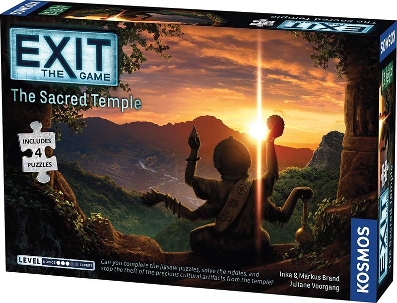 Thames & Kosmos Exit Game: The The Sacred Temple (Level 3 with Puzzle)