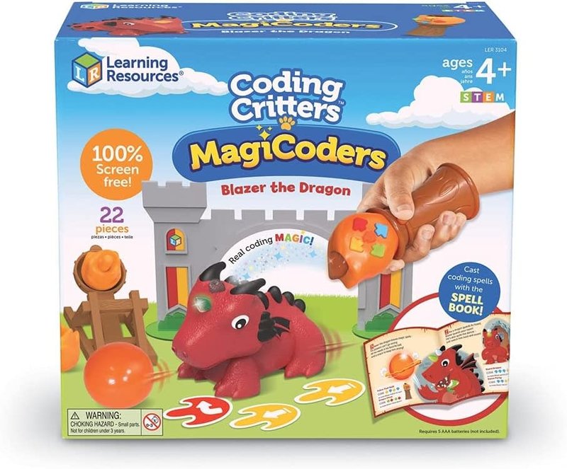 Learning Resources Learning Resources Coding Critters Magicoder Blazer the Dragon
