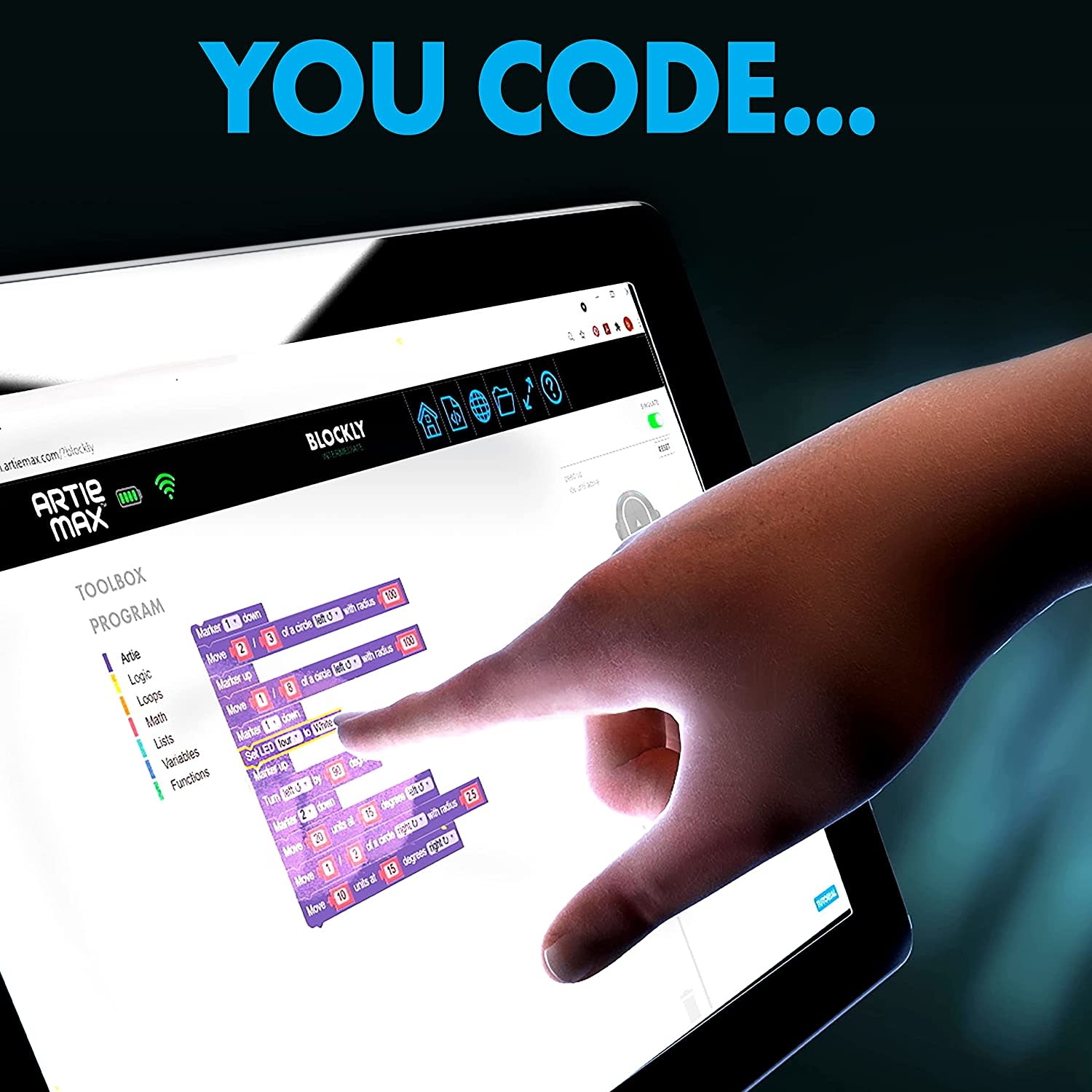 EI Artie Max Coding Robot