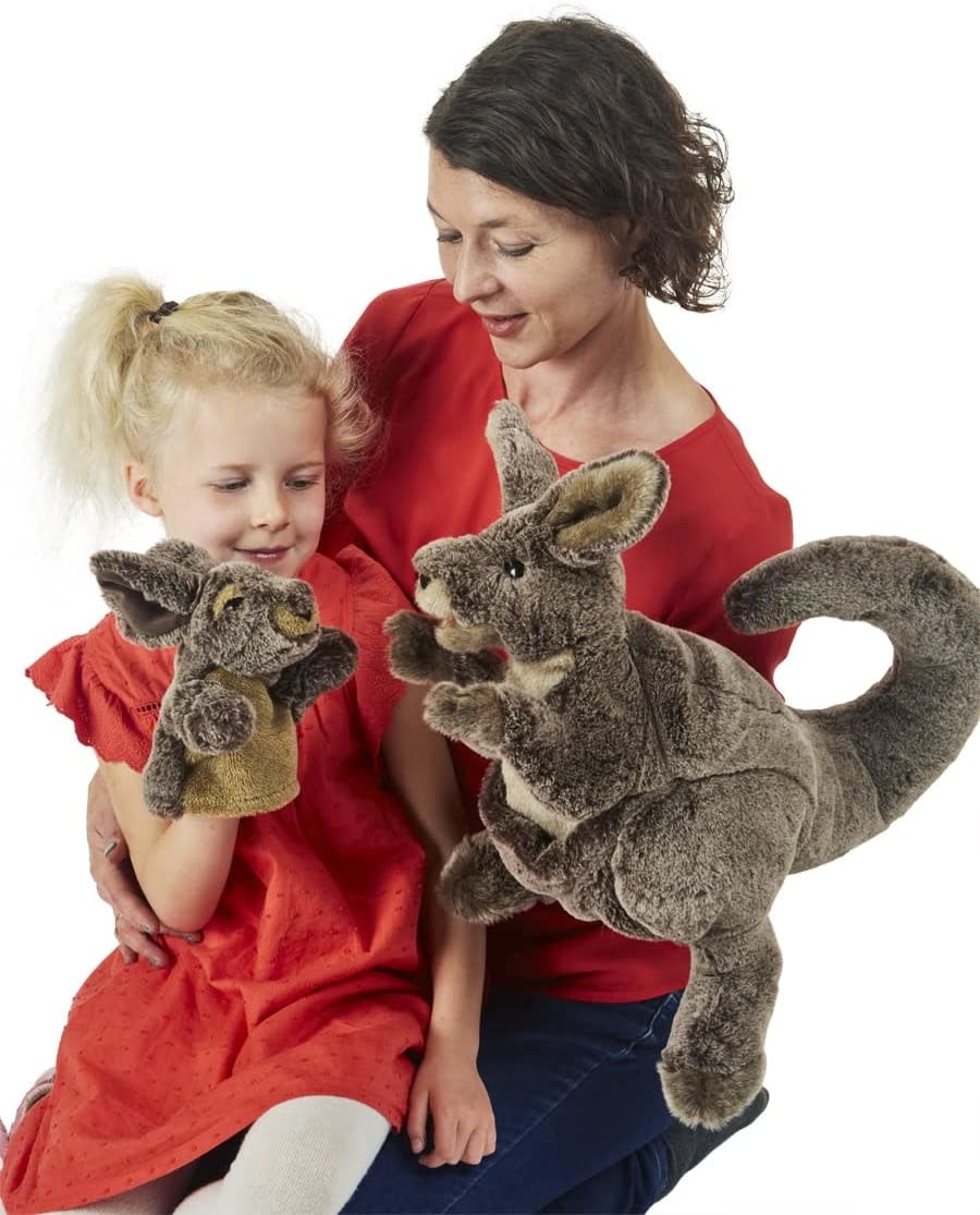 Folkmanis Folkmanis Puppet Kangaroo with Joey