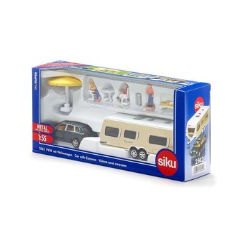 Siku Siku Die Cast Car with Caravan