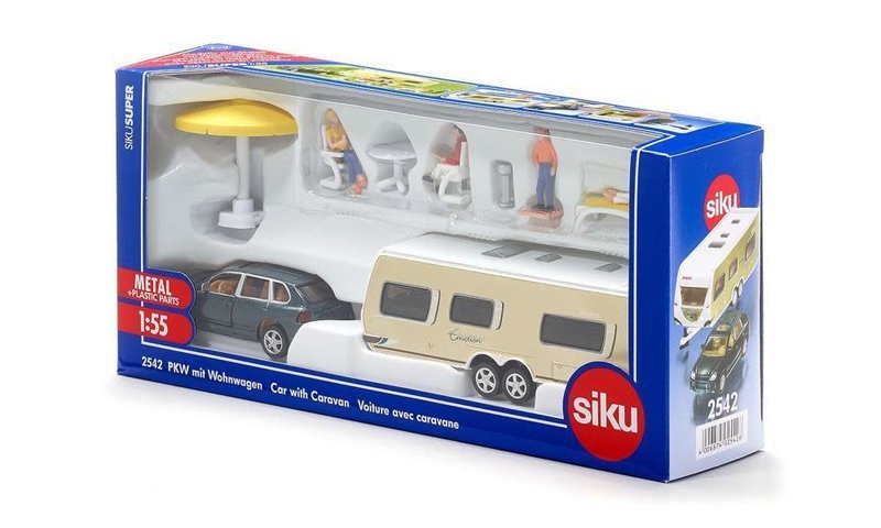 Siku Siku Die Cast Car with Caravan