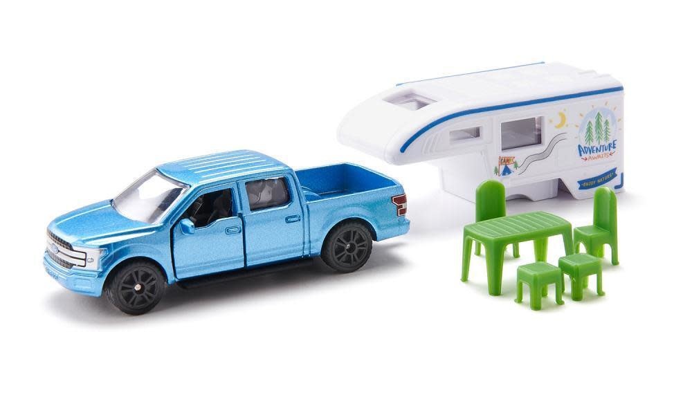 Siku Siku Die Cast Ford F150 Pick-Up Camper