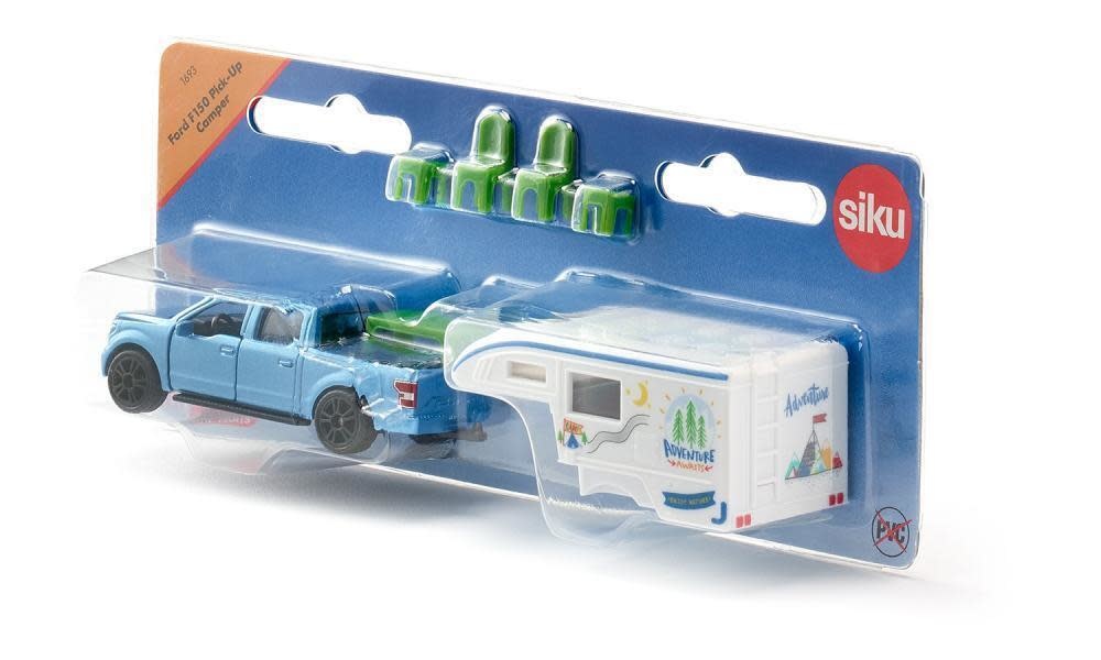 Siku Siku Die Cast Ford F150 Pick-Up Camper