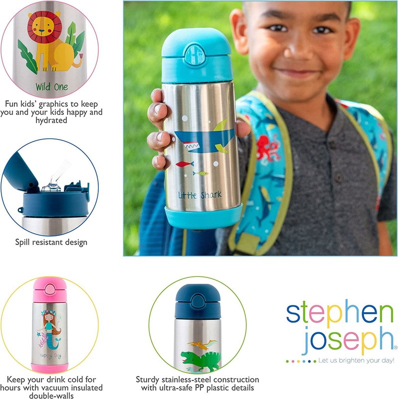 Stephen Joseph Stephen Joseph Insulated SS Bottle Shark