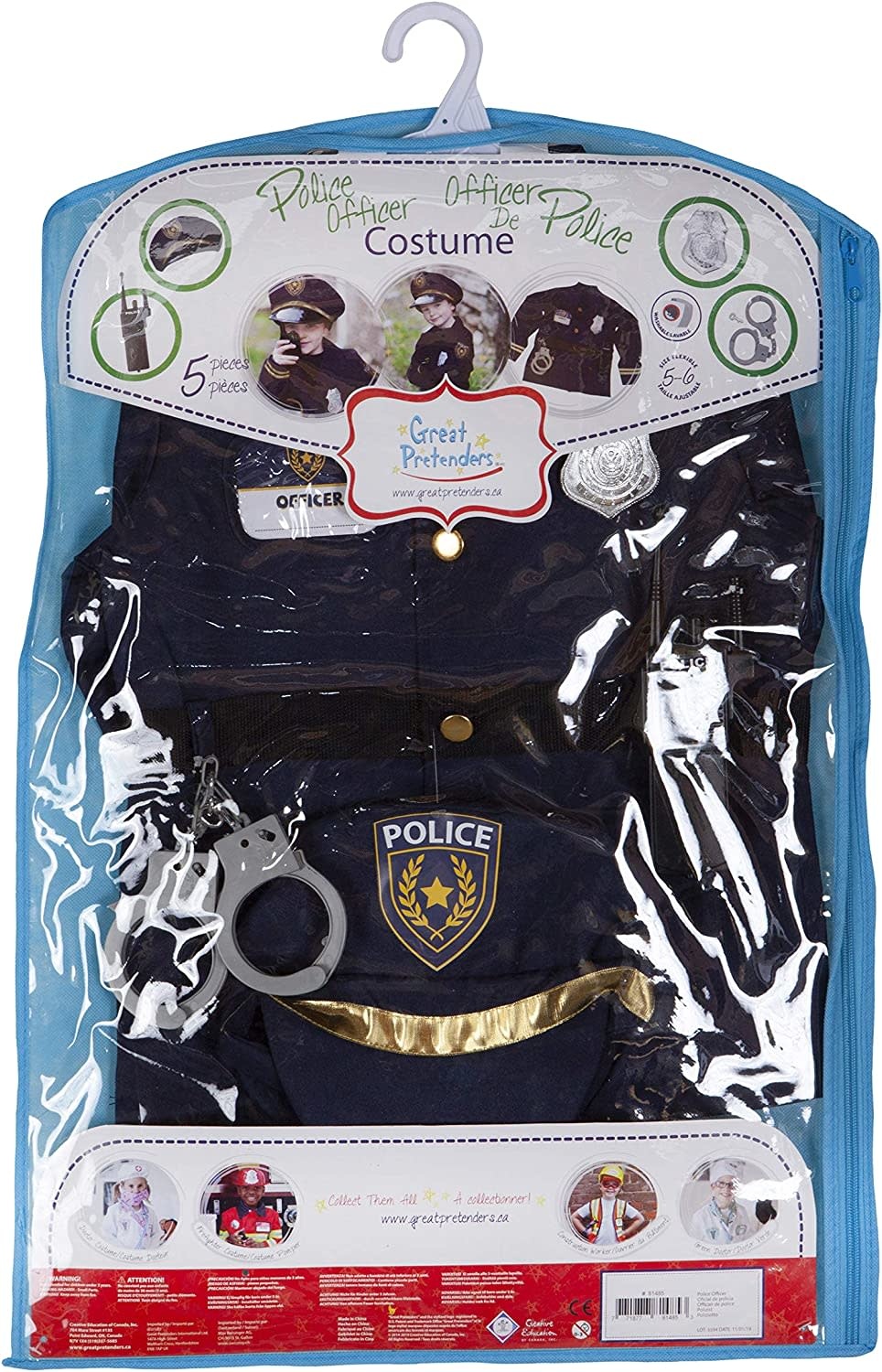 Great Pretenders Careers Police Officer Size 5-6