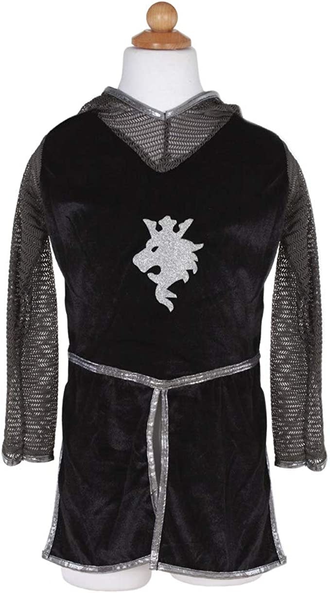 Great Pretenders Silver Knight with Tunic Cape & Crown Size 5-6