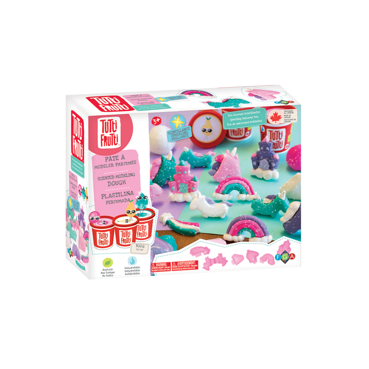 Tutti Frutti Tutti Frutti Modelling Dough Sparkling Unicorns and Rainbows