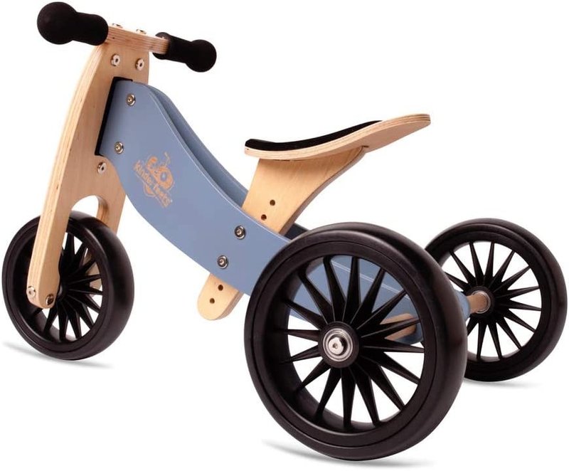 Kinderfeets Kinderfeets Tiny Tots Plus Convertible Balance Bike Slate