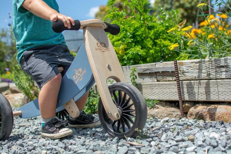 Kinderfeets Kinderfeets Tiny Tots Plus Convertible Balance Bike Slate