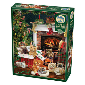 Cobble Hill Puzzles Cobble Hill Puzzle 1000pc Christmas Kittens