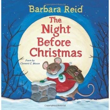 The Night Before Christmas Hard Cover Book - Barbara Reid