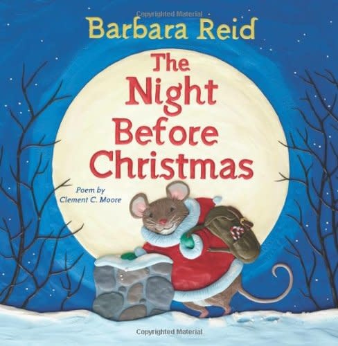 The Night Before Christmas Hard Cover Book - Barbara Reid