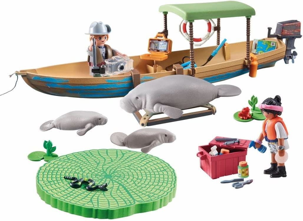 Playmobil Playmobil Wiltopia II Boat Trip to the Manatees