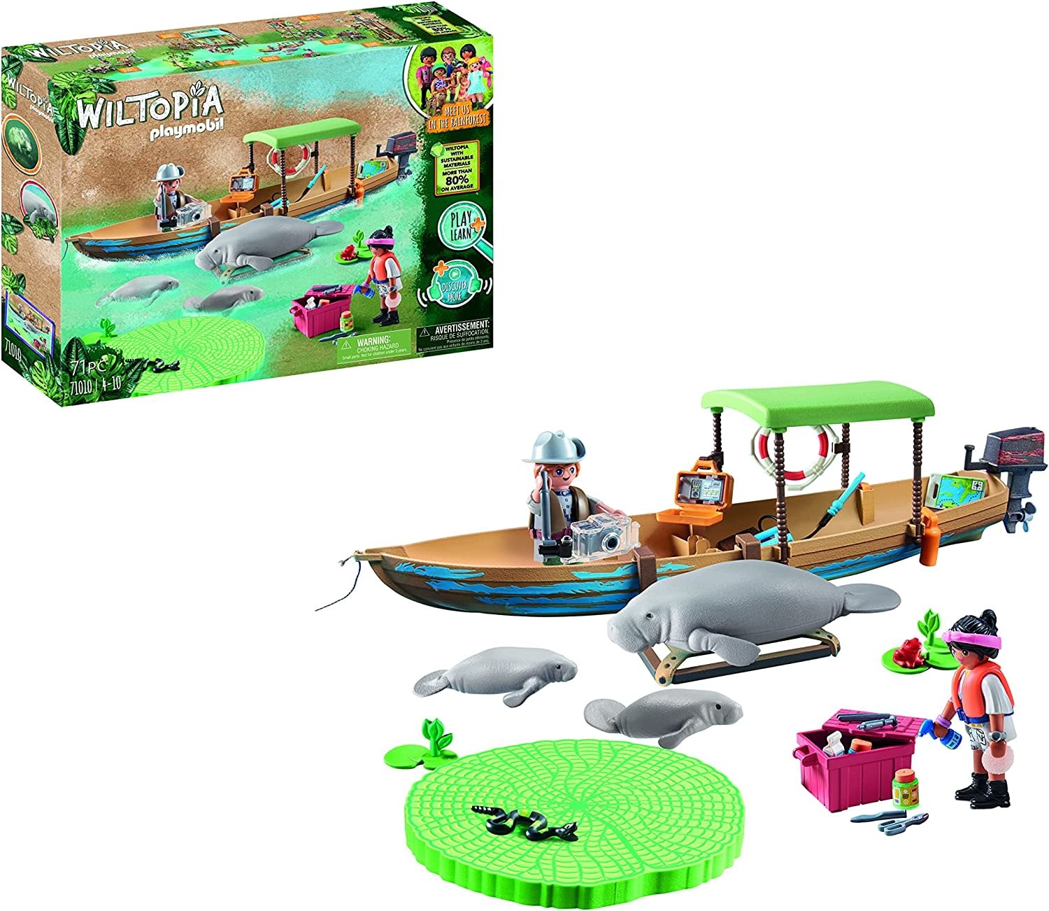 Playmobil Playmobil Wiltopia II Boat Trip to the Manatees