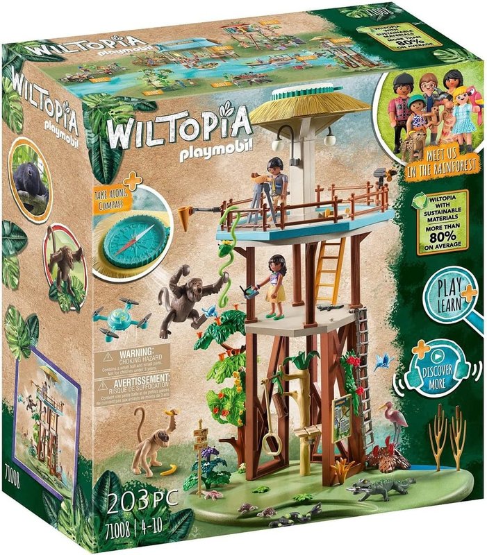 Playmobil Playmobil Wiltopia II Research Tower with Compass