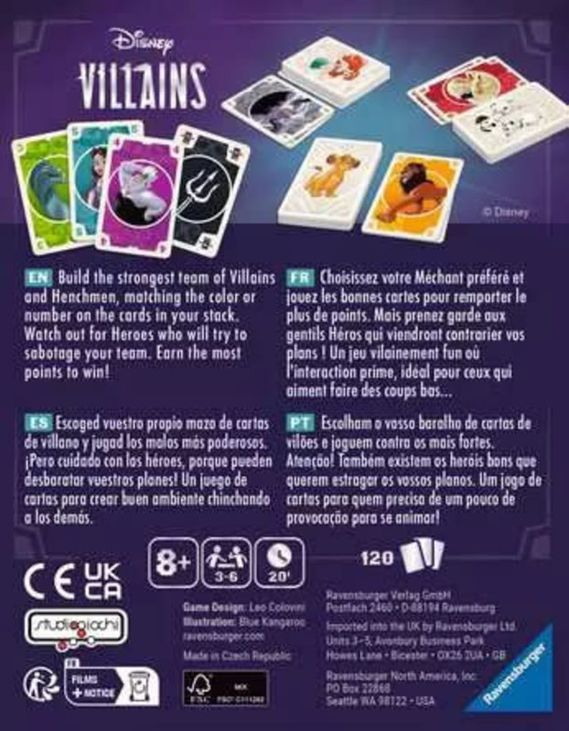 Disney's Villains The Card Game