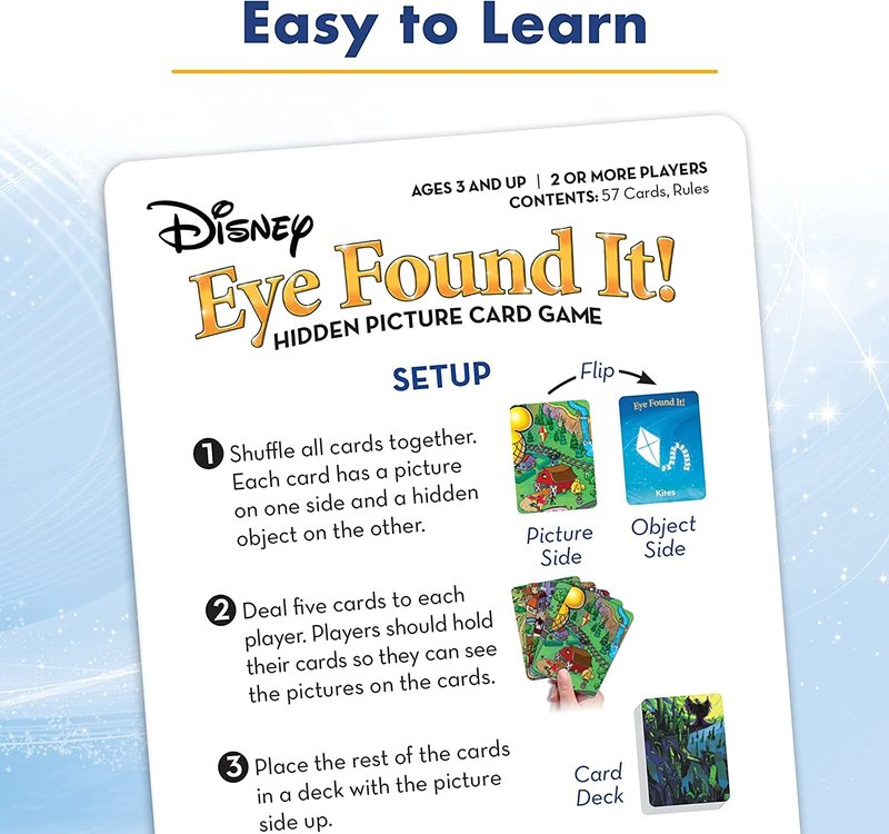Ravensburger Eye Found It Card Game Disney
