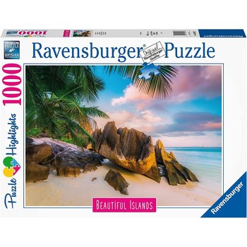 Ravensburger Ravensburger Puzzle 1000pc Beautiful Island Seychelle