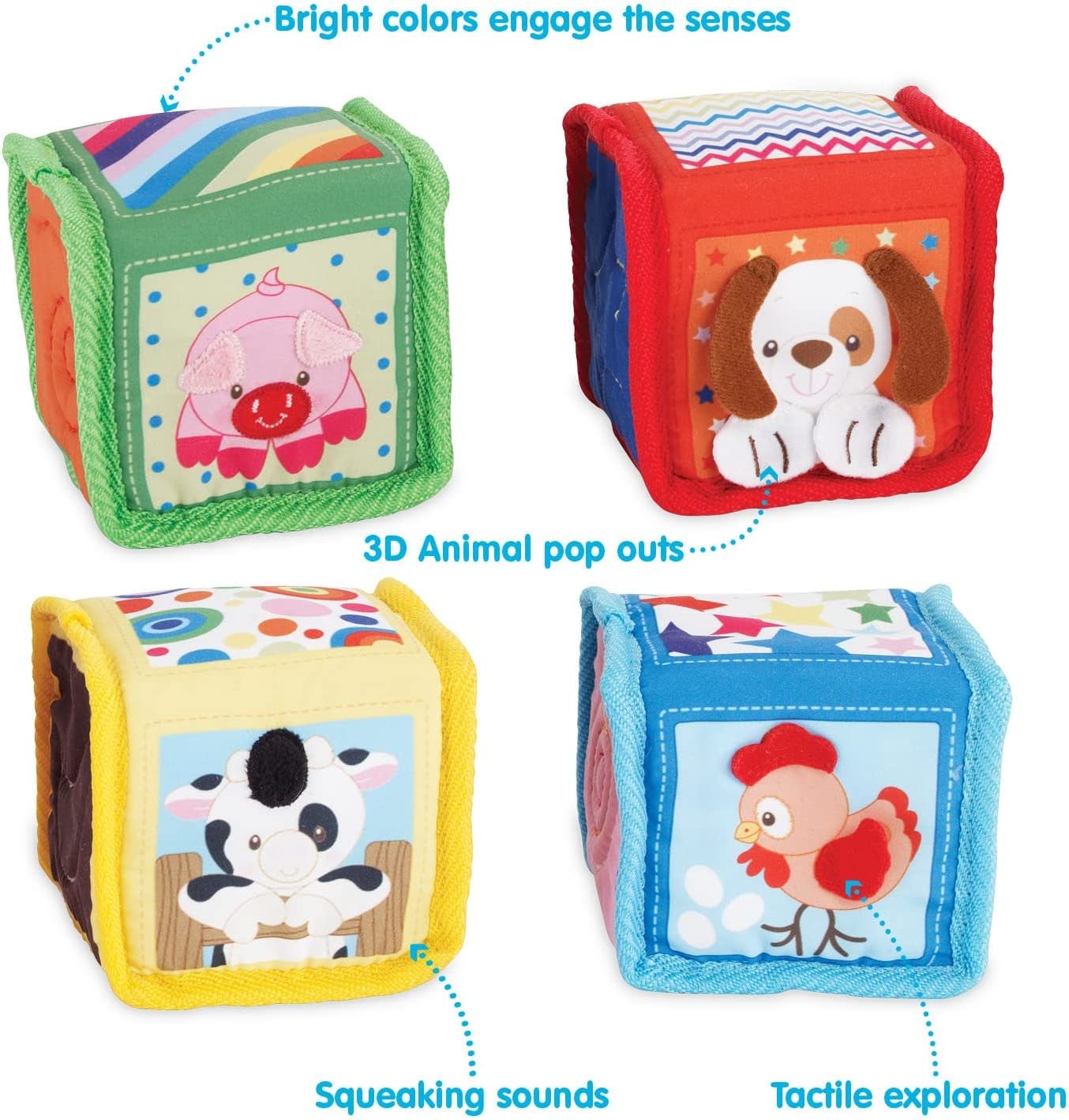 Kidoozie Kidoozie Baby Discovery Soft Blocks