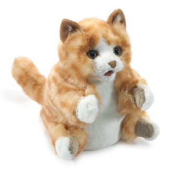 Folkmanis Folkmanis Puppet Orange Tabby Hand Puppet