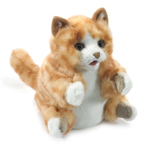 Folkmanis Folkmanis Puppet Orange Tabby Hand Puppet