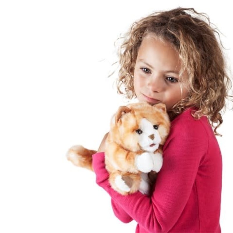 Folkmanis Folkmanis Puppet Orange Tabby Hand Puppet
