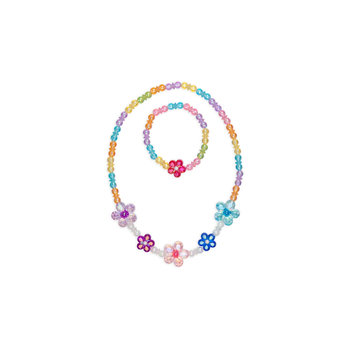 Great Pretenders Necklace/Bracelet: Blooming Beads 2pc