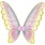 Great Pretenders Glitter Rainbow Wings Multi/Gold