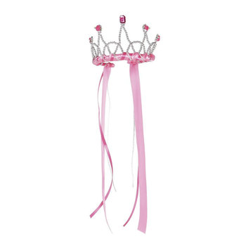 Great Pretenders Ribbon Tiara Dark Pink