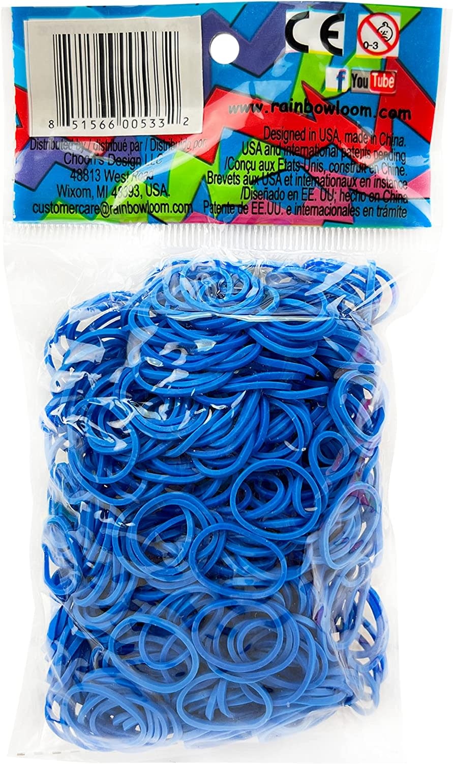 Rainbow Loom Rubber Bands Ocean Blue