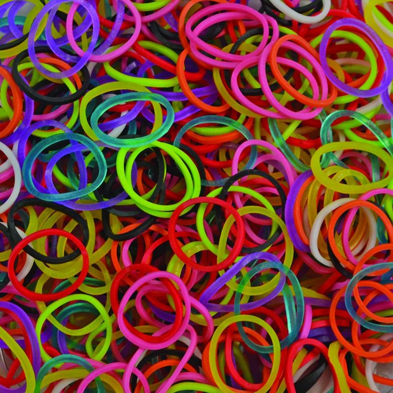 Rainbow Loom Rubber Bands Solid Mix