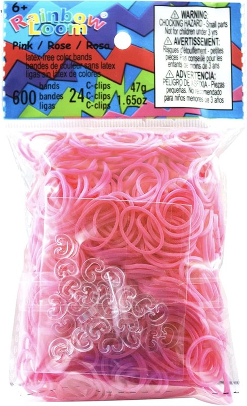 Rainbow Loom Rubber Bands Pink