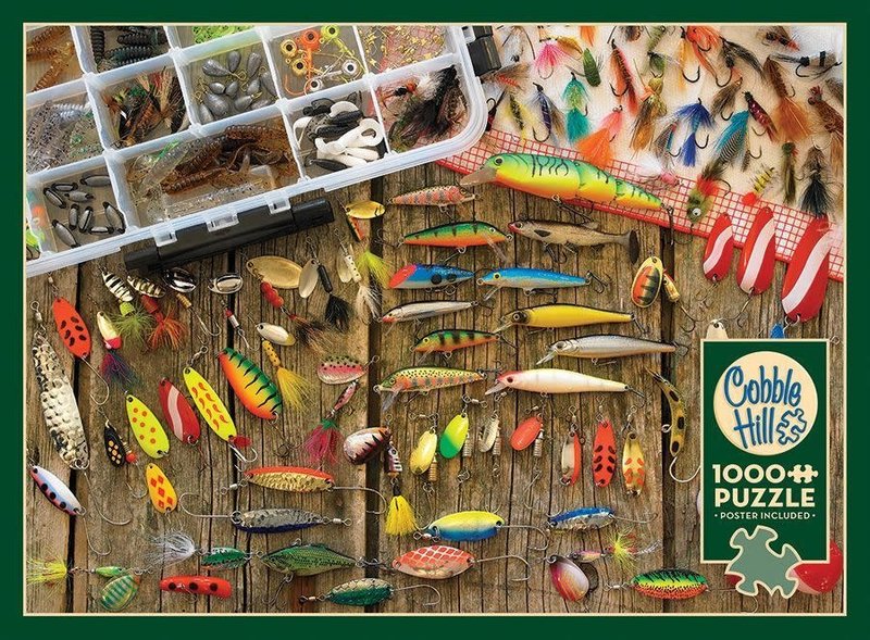 Cobble Hill Puzzles Cobble Hill Puzzle 1000pc Fishing Lures