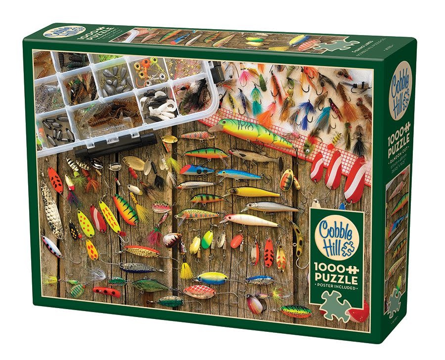 Cobble Hill Puzzles Cobble Hill Puzzle 1000pc Fishing Lures