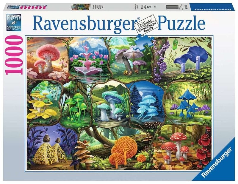 Ravensburger Ravensburger Puzzle 1000pc Beautiful Mushrooms
