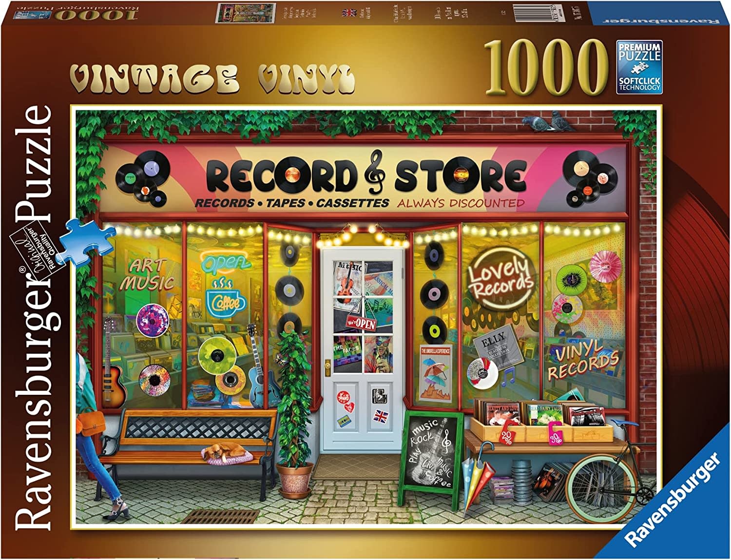 Ravensburger Ravensburger Puzzle 1000pc Vintage Vinyl