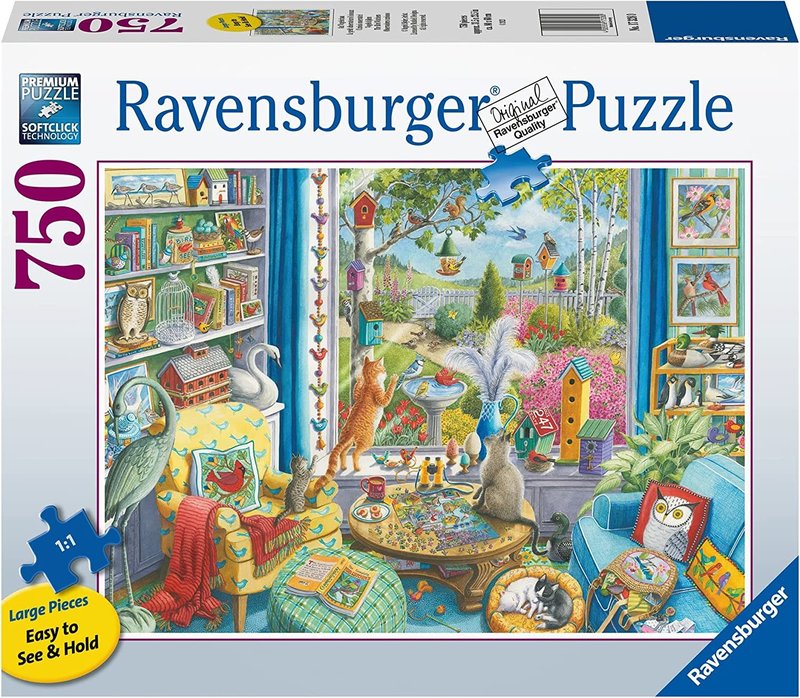 Ravensburger Ravensburger Puzzle 750pc Large Format The Bird Watchers