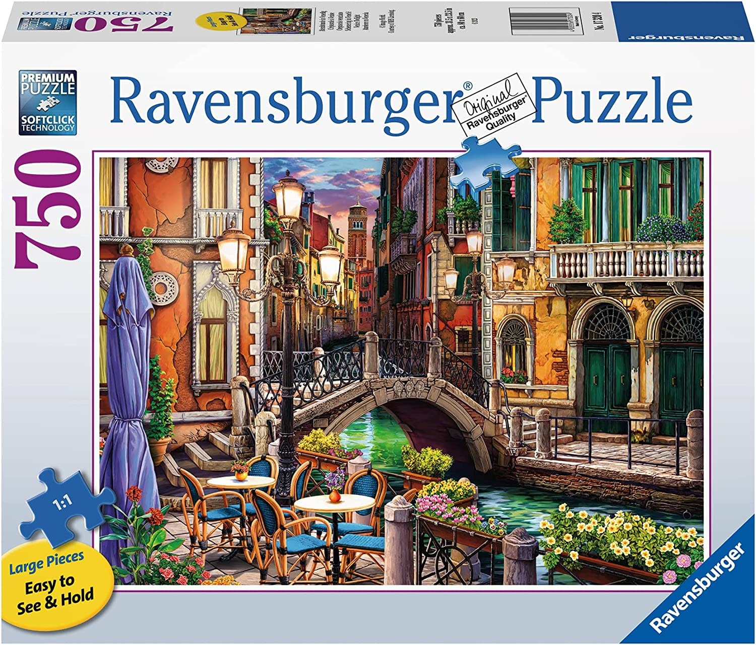 Ravensburger Ravensburger Puzzle 750pc Large Format Venice Twilight