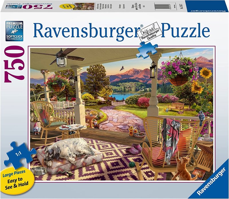 Ravensburger Ravensburger Puzzle 750pc Large Format Cozy Front Porch