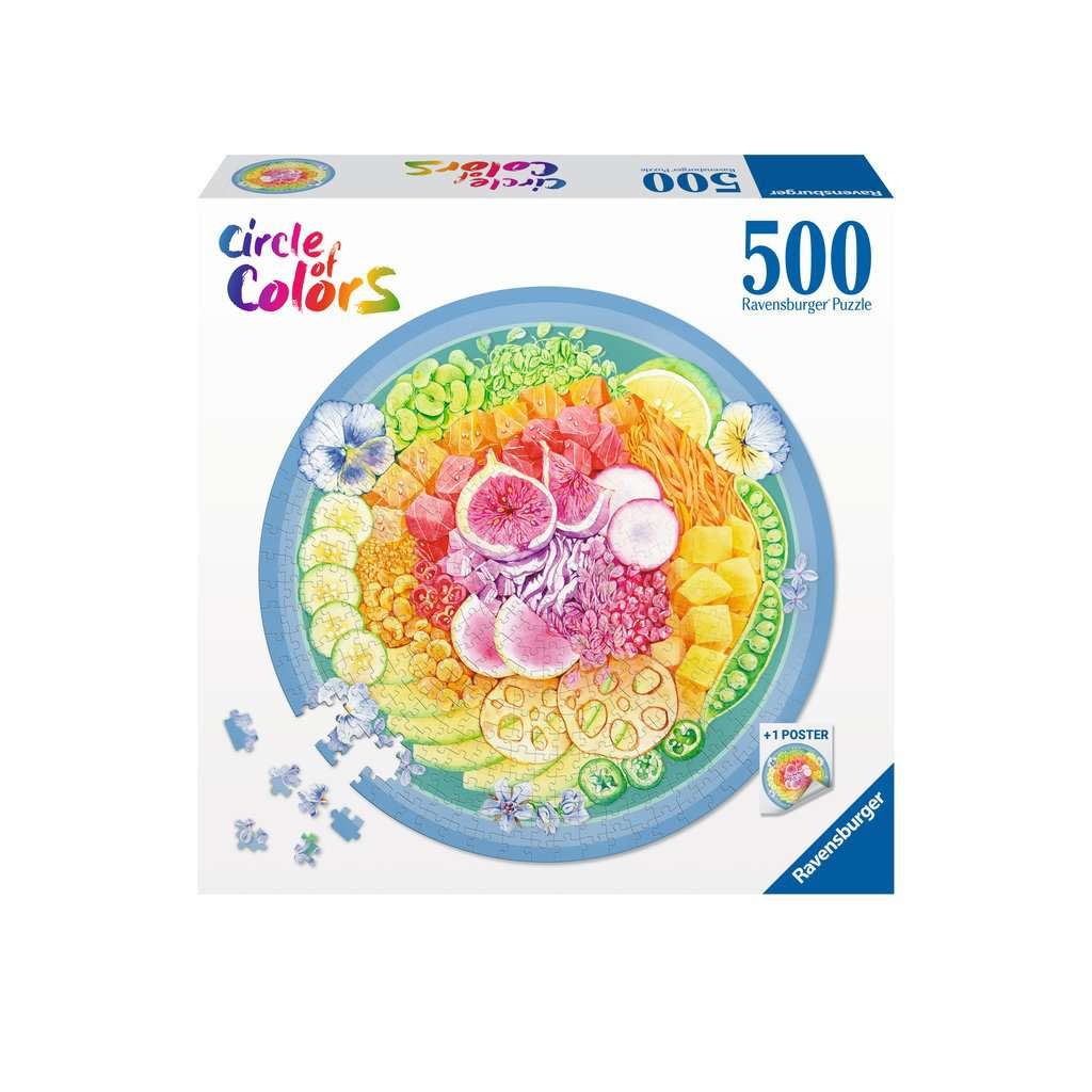 Ravensburger Ravensburger Puzzle 500pc Circle of Colors Poke Bowl