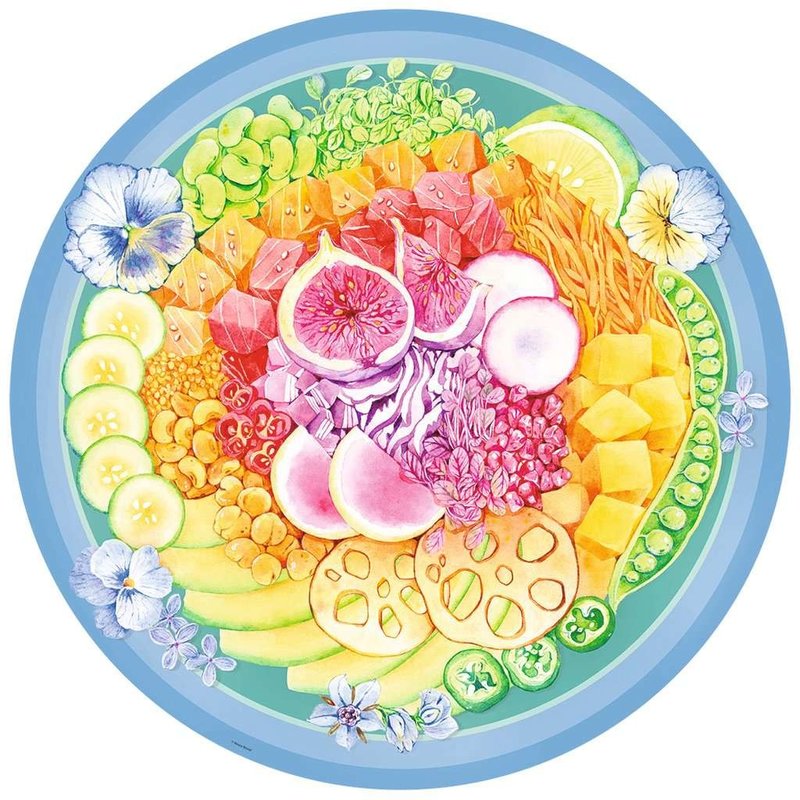 Ravensburger Ravensburger Puzzle 500pc Circle of Colors Poke Bowl